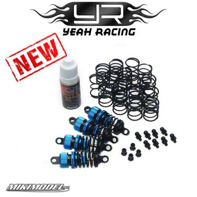 Shock-Gear 50mm Damper Set for1/10 RC Touring M-Chassis CarBlue