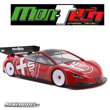 Mon-Tech JULIA Touring Car Body Shell clear 190mm -light