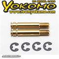 Yokomo MS1.0 Titanium Coated Shock Shaft (2pcs)