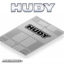 Hudy Plastic Set-Up Board Decal 282x386mm - 1:10 TC