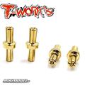 T-Work's 5mm Dual Battery Plugs (4 pcs)