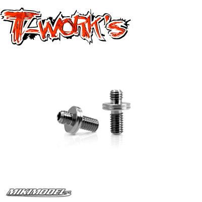 T-Work`s Titanium Pro Grubscrew for Yokomo  Suspension arms