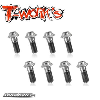 M3 x 8mm Hex Socket Head Half Thread Screws(8)