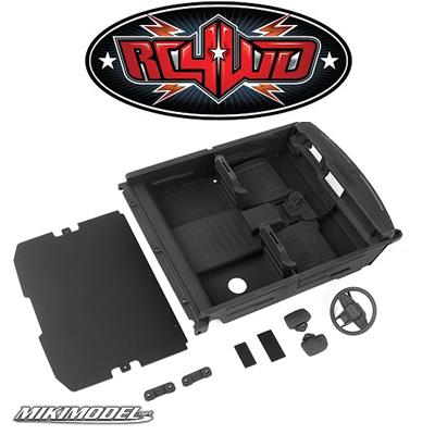 Detailed Interior Cab w/Rear Deck Cover for Traxxas TRX-4